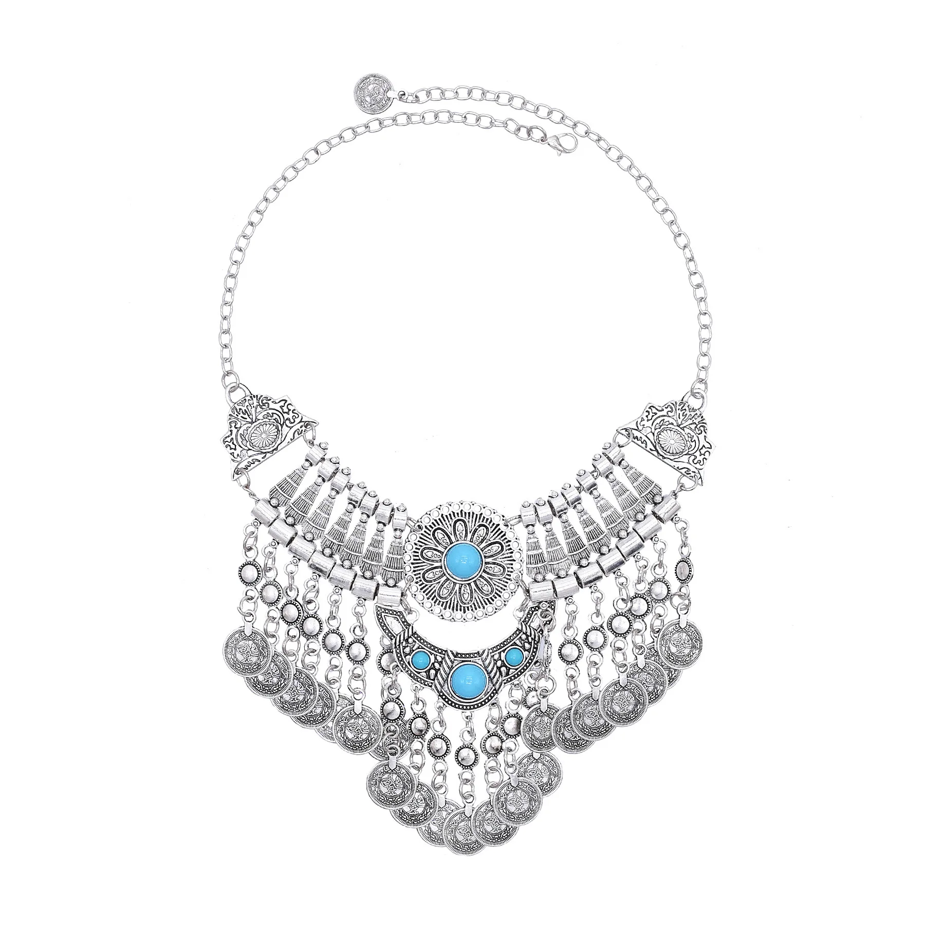 Vintage Silvery Alloy Carved F - огляд і ціна Ethnic Fashion Pakistan