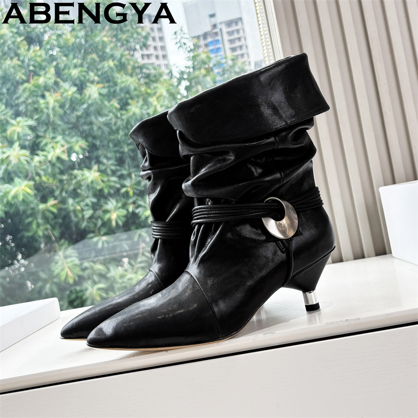 Pointy Toe Kitten Heels Ankle  - огляд і ціна Ethnic Fashion Week