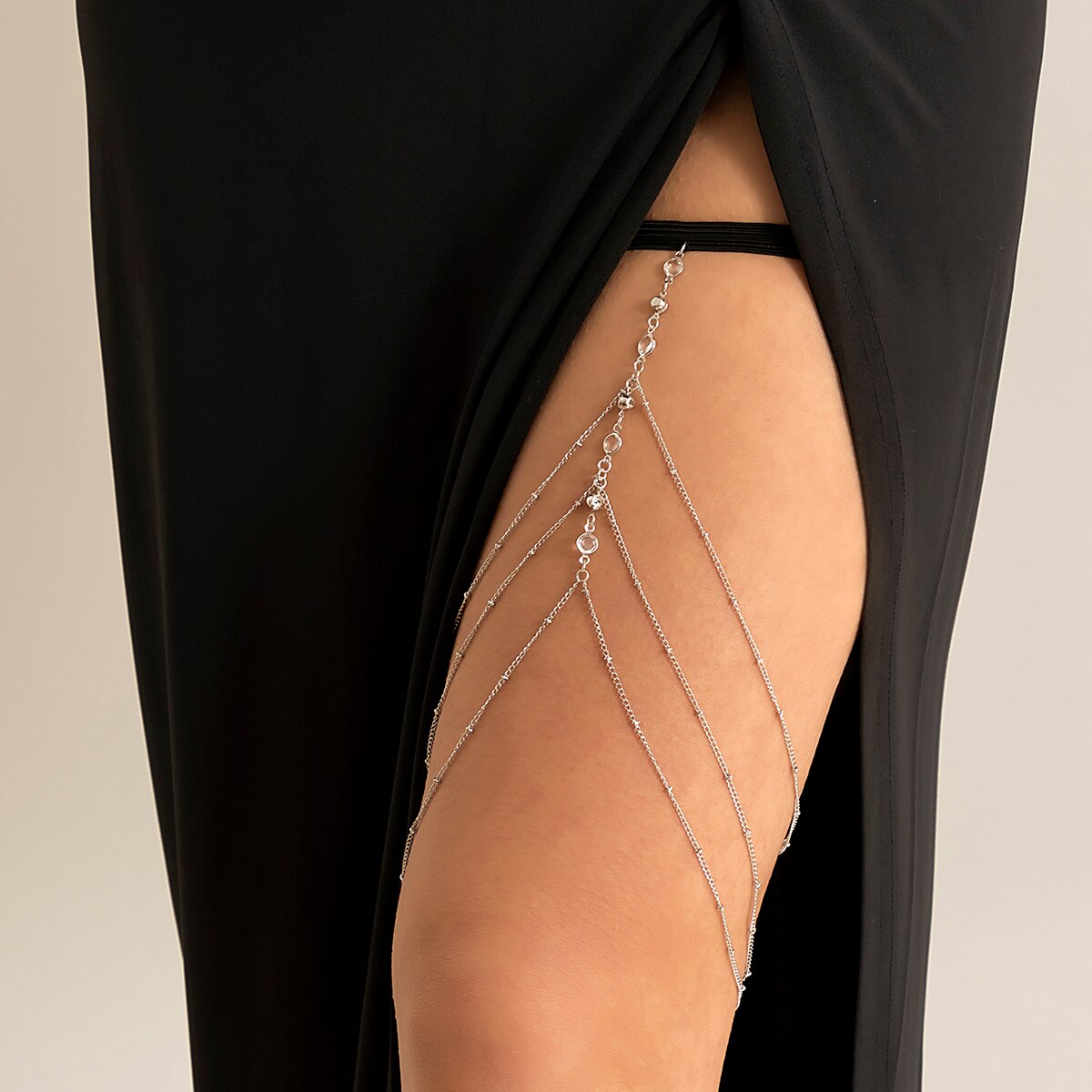 Boho Elastic Band Crystal Leg  - огляд і ціна Ethnic Fashion Jewellery