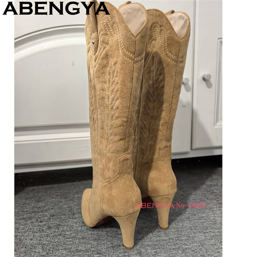 Classic Knee High Cowboy Knigh - огляд і ціна Ethnic Fashion Week