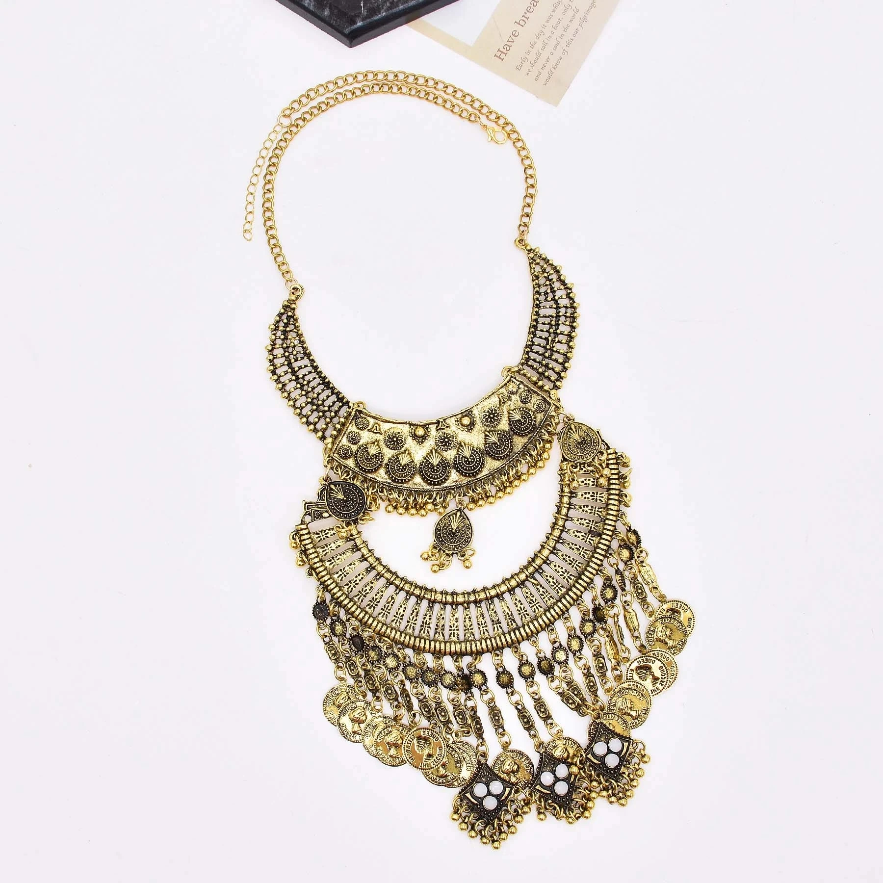 Retro Golden Gypsy Afghan Coin - огляд і ціна Ethnic Fashion Pakistan