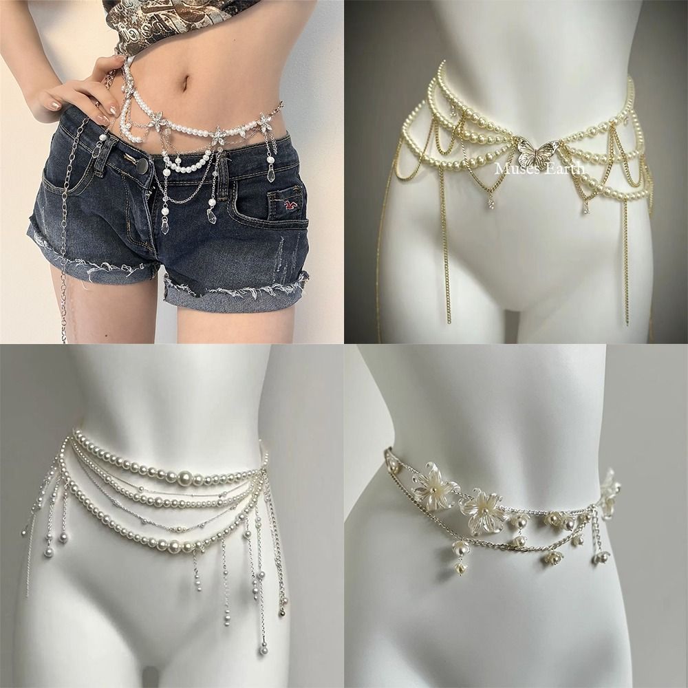 Fashion Elegant Pearl Waist Ch - огляд і ціна Ethnic Fashion Jewellery
