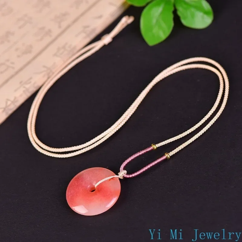 Natural Golden Jade Peach Blos - огляд і ціна Ethnic Fashion Jewellery