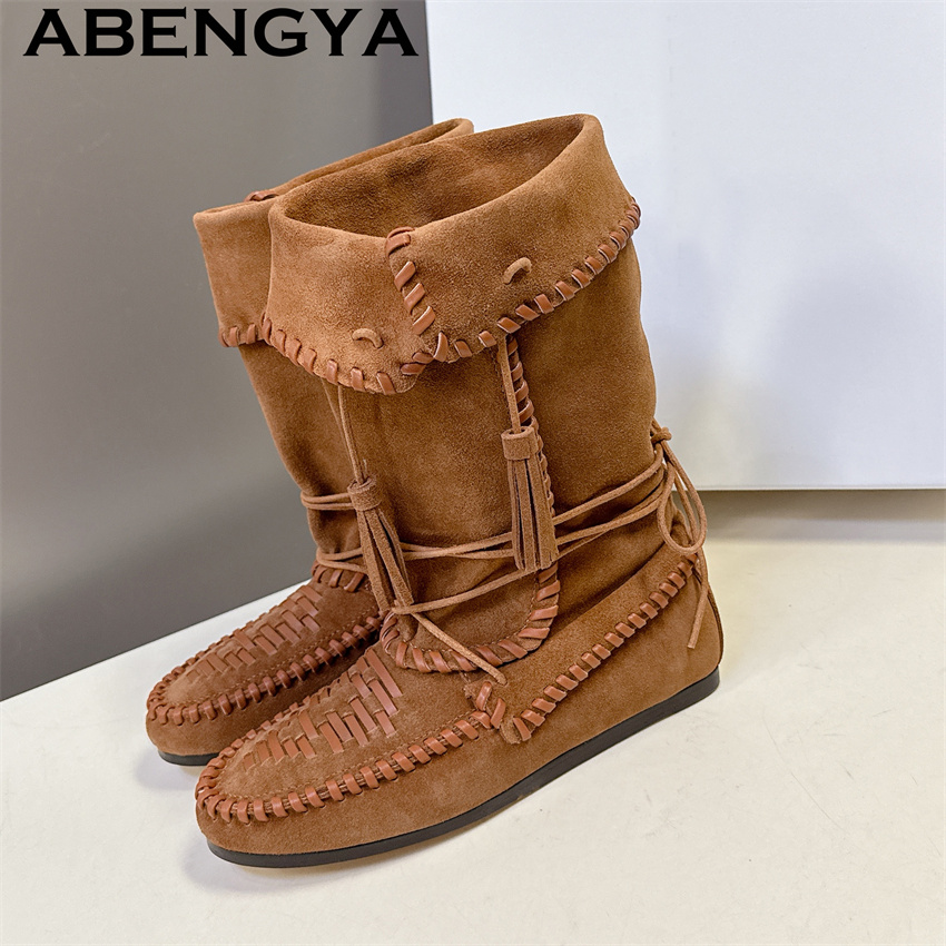 Women's Cow Suede Leather Tass - огляд і ціна Ethnic Fashion Week