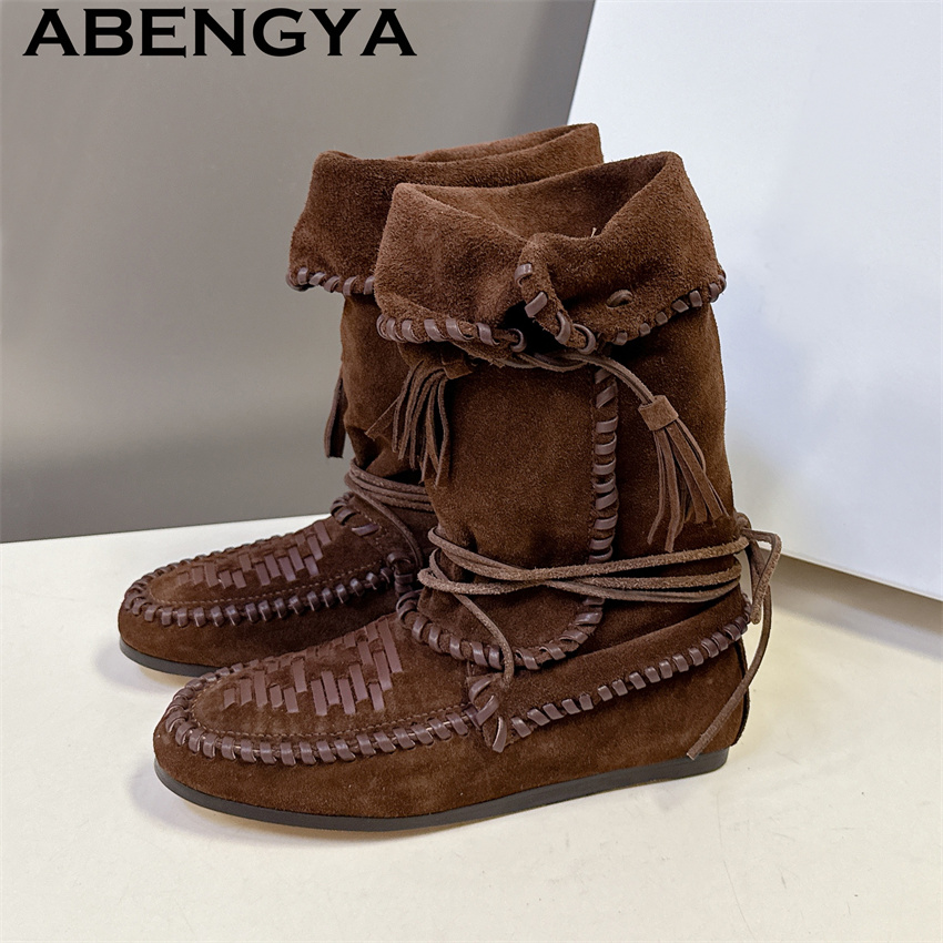 Women's Cow Suede Leather Tass - огляд і ціна Ethnic Fashion Week